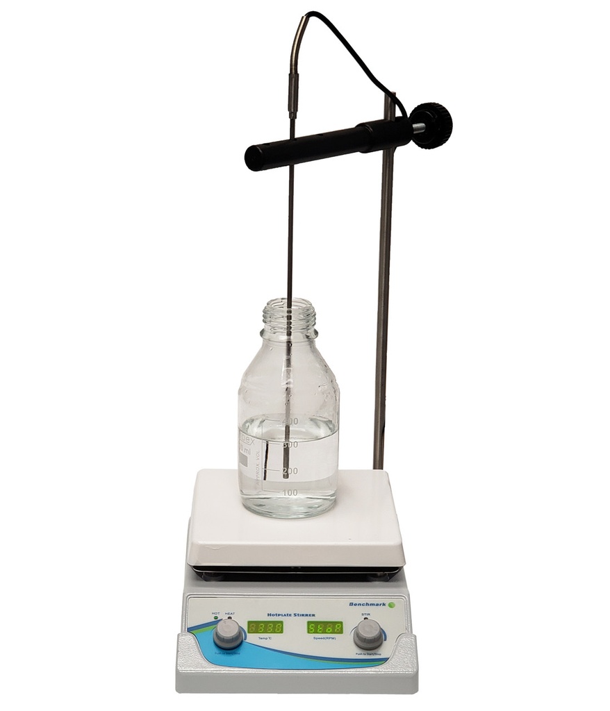 Clamp Set Hotplates and Hotplate - Chemically Resistant/Inert Teflon, Includes Rod and Clamp